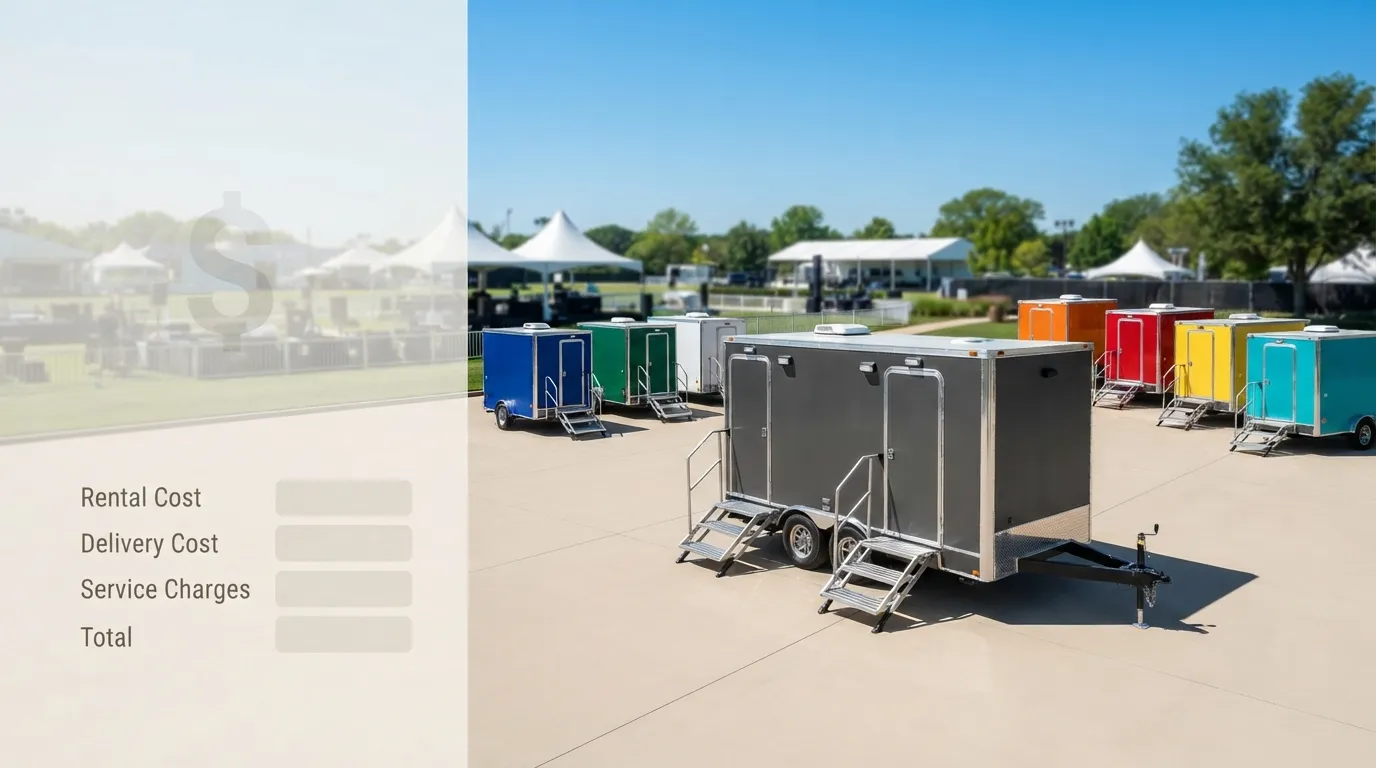 Restroom trailer rental cost