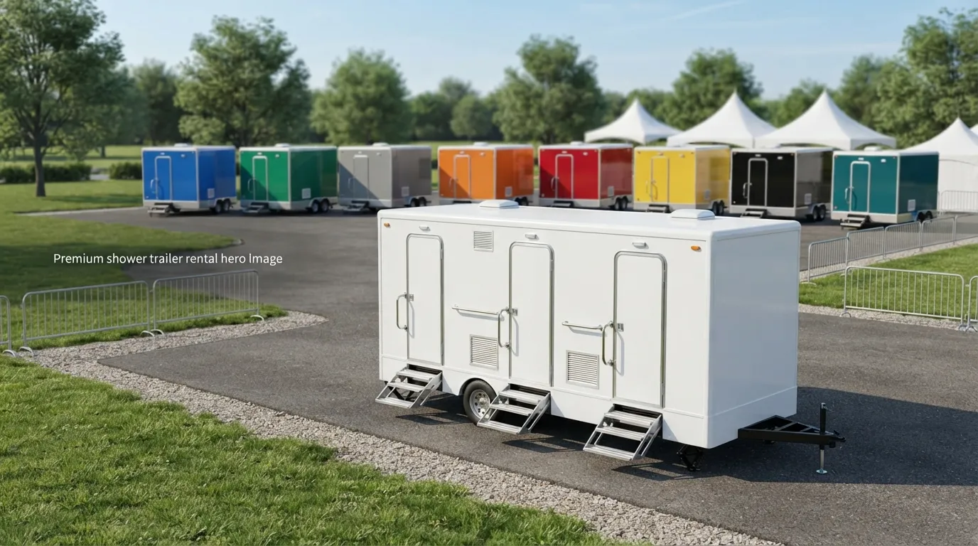 Shower trailer rental